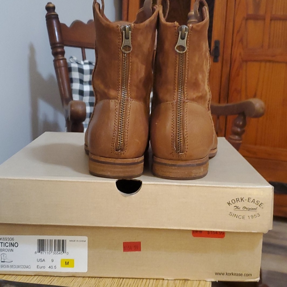 Ankle boots ticino brown soft leather